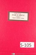 Scan-O-Matic-Scan-O-Matic 270, Hydraulic Tracing Systems Operations Manual-270-03